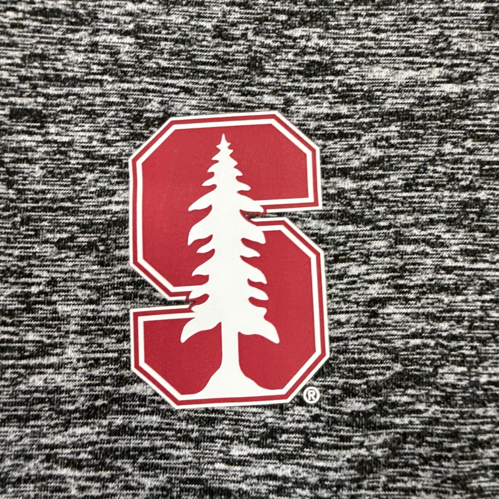 Nike Dri-Fit Large Stanford University Pullover Gray Good 1/4 Zip